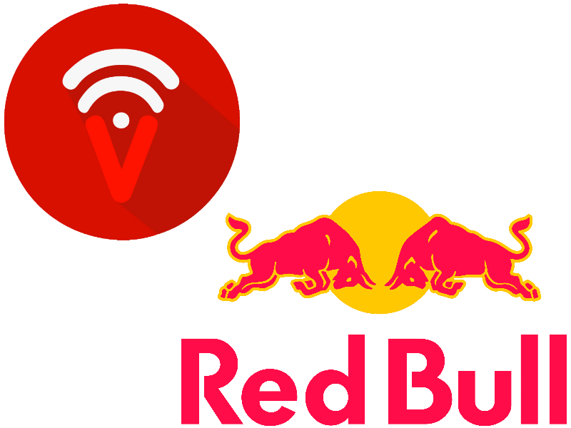 CVUO and Red Bull logos